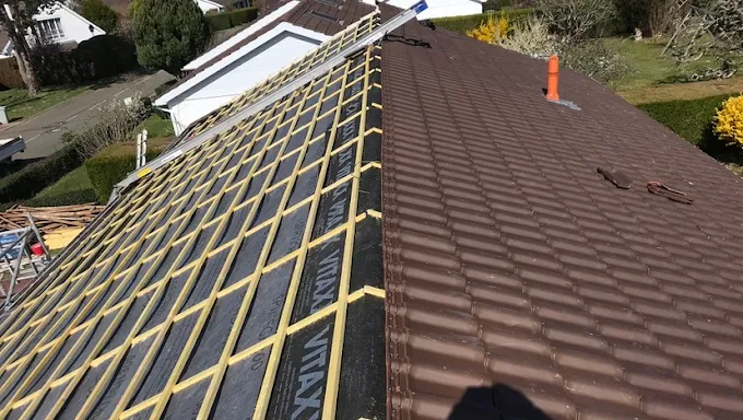 Toiture d'une maison de la commune Baisieux