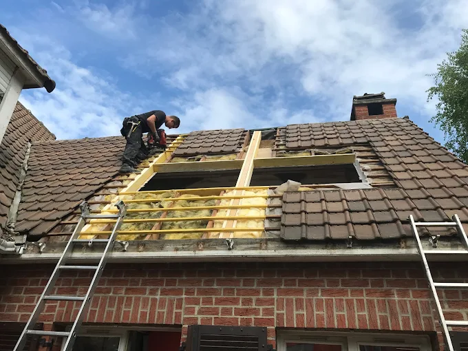 Toiture d'une maison à Douai