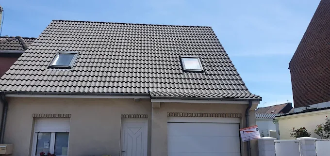 Toiture d'une maison à Halluin (59250)