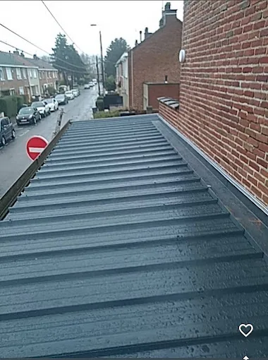 Toiture d'une maison de la commune Abscon