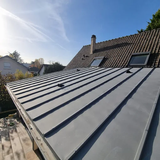 Toiture d'une maison de la commune Auby