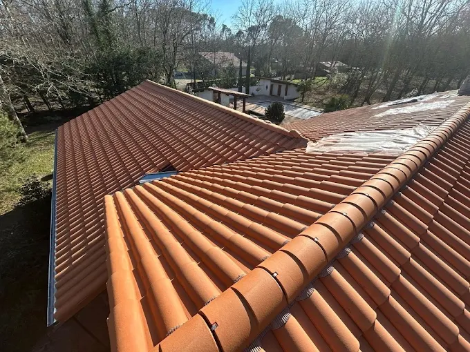 Toiture d'une maison de la commune Aulnoye-Aymeries