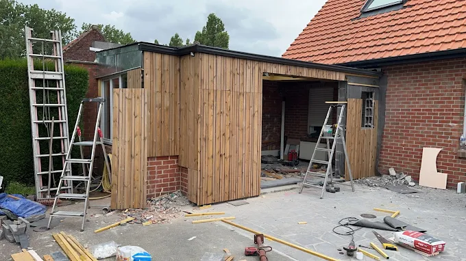 Toiture d'une maison de la commune Bertry