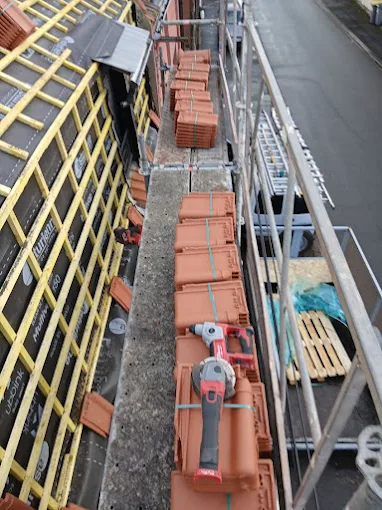 Toiture d'une maison de la commune Blaringhem