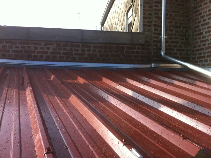 Toiture d'une maison de la commune Bourbourg