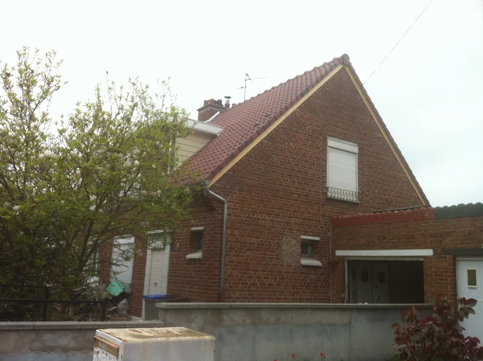 Toiture d'une maison de la commune Bray-Dunes