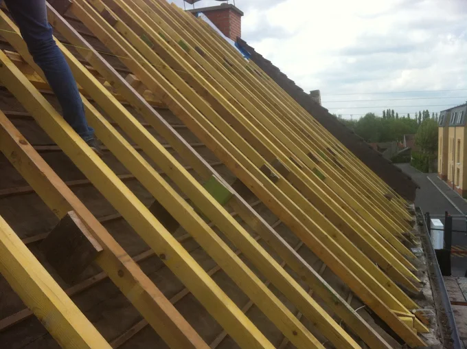 Toiture d'une maison de la commune Camphin-en-Pévèle