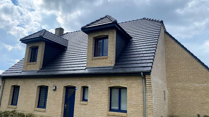 Toiture d'une maison de la commune Cousolre