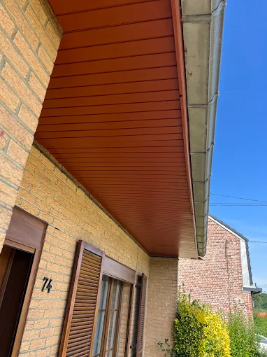 Toiture d'une maison de la commune Escaudain