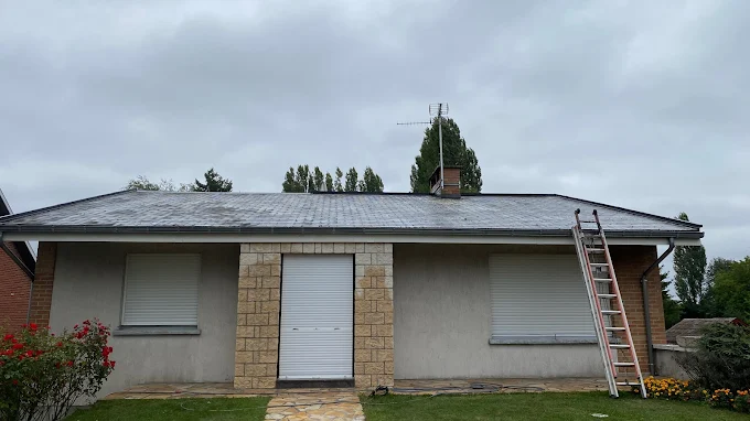 Toiture d'une maison de la commune Fourmies